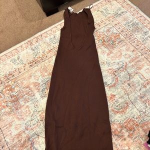 ZARA MAXI DRESS RIBBED SIZE SMALL